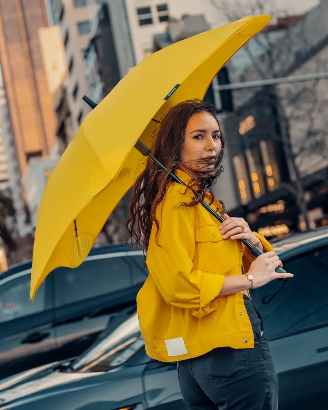 Зонт трость BLUNT Classic New (Citrus Yellow), желтый