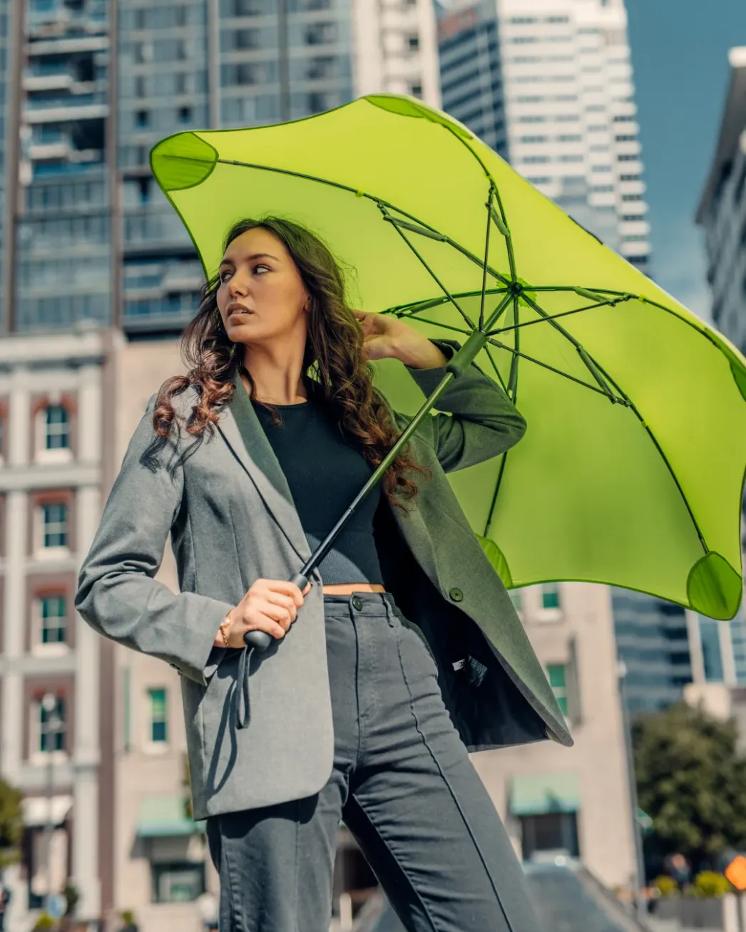 Зонт трость BLUNT Classic New (Meadow Green), зеленый