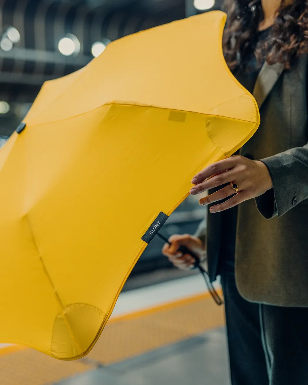 Зонт складной BLUNT Metro New (Citrus Yellow), желтый