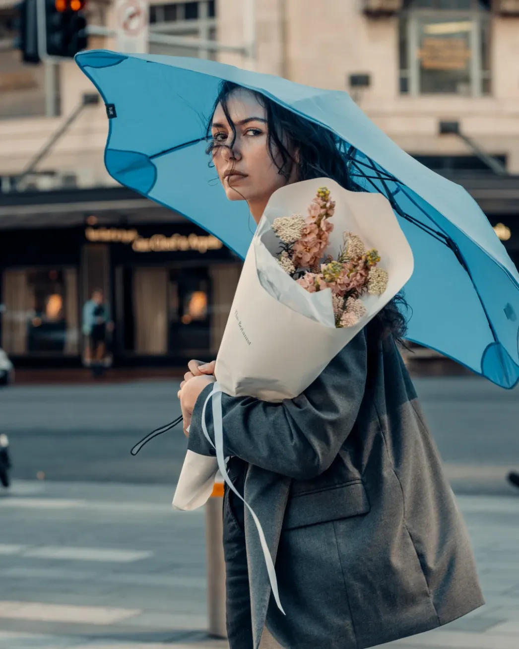 Зонт складной BLUNT Metro New (Sky Blue), голубой